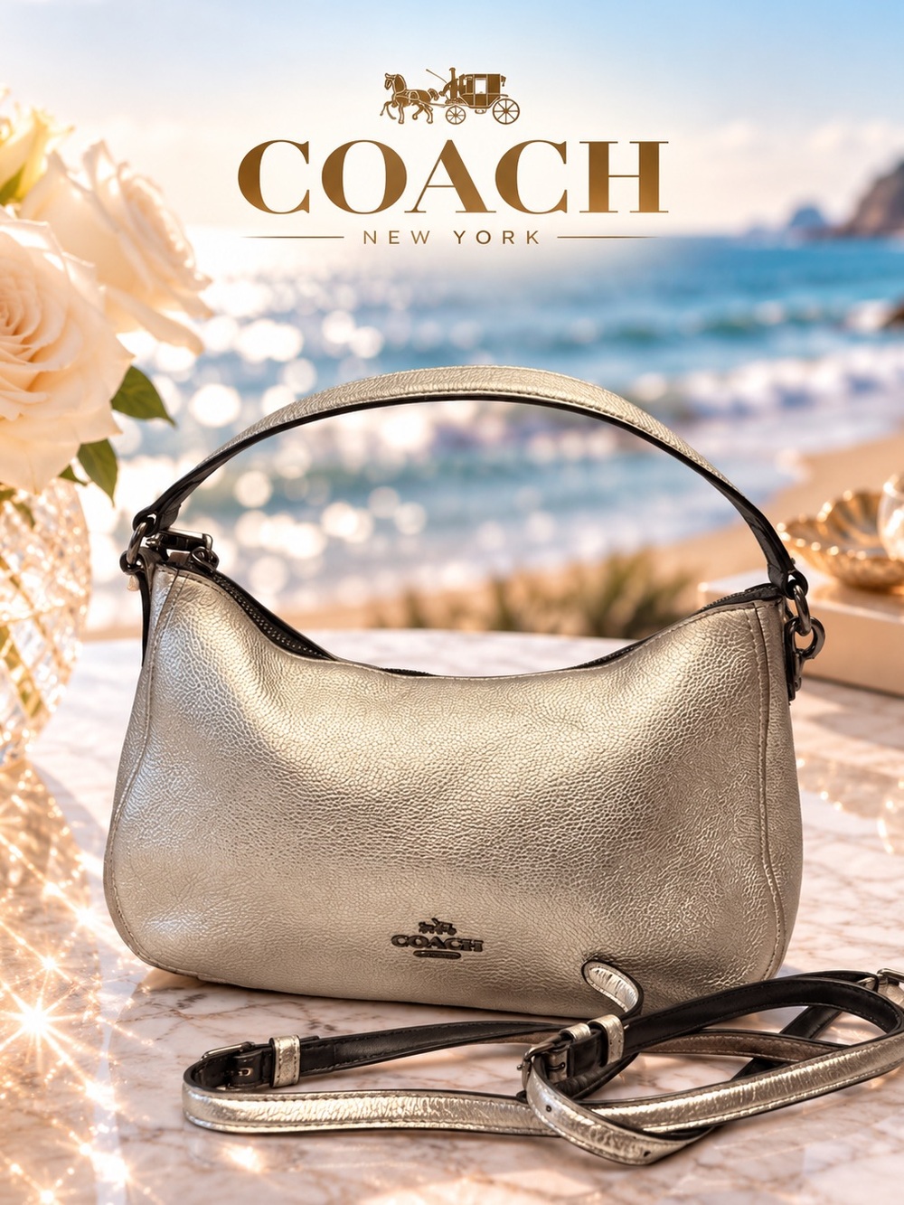 Coach Metallic Chelsea Crossbody